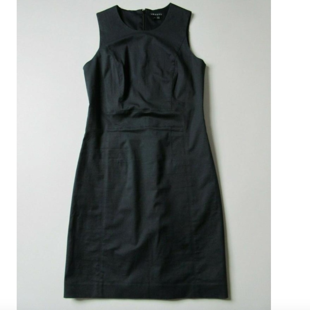 Theory Taline Navy Formulated Sheath Work Dress 4 View 5